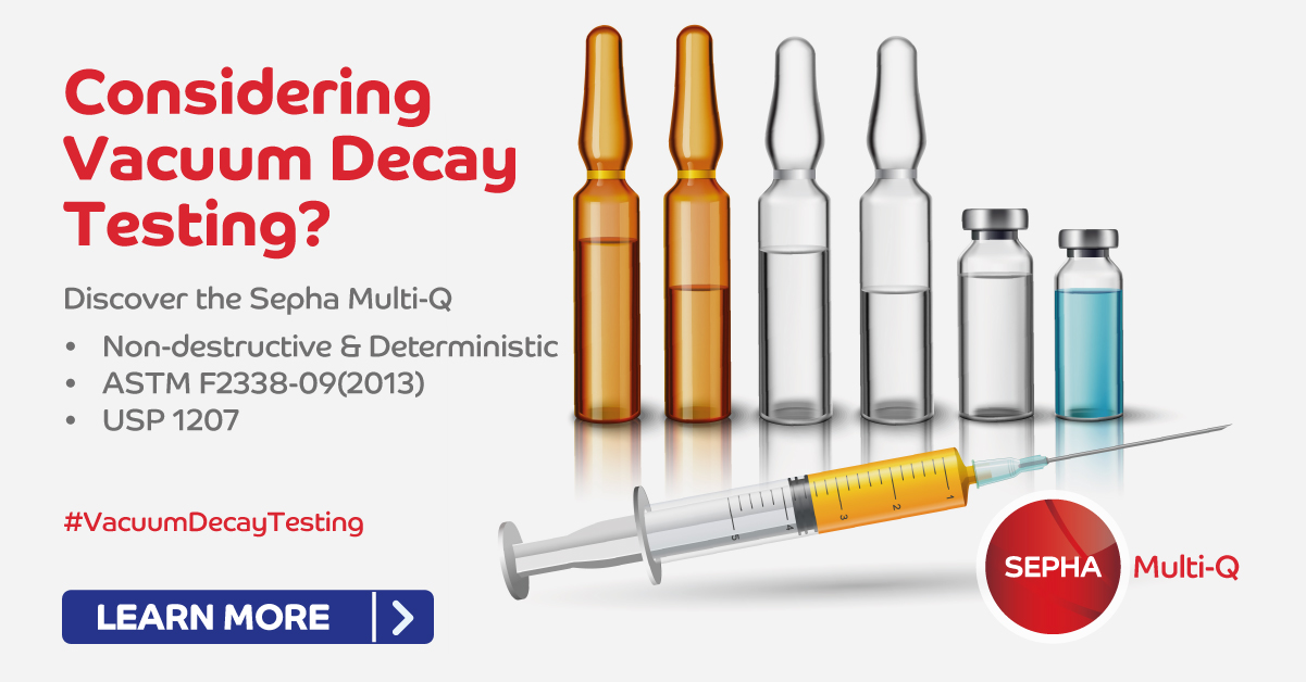 Vacuum Decay Testing of Parenterals